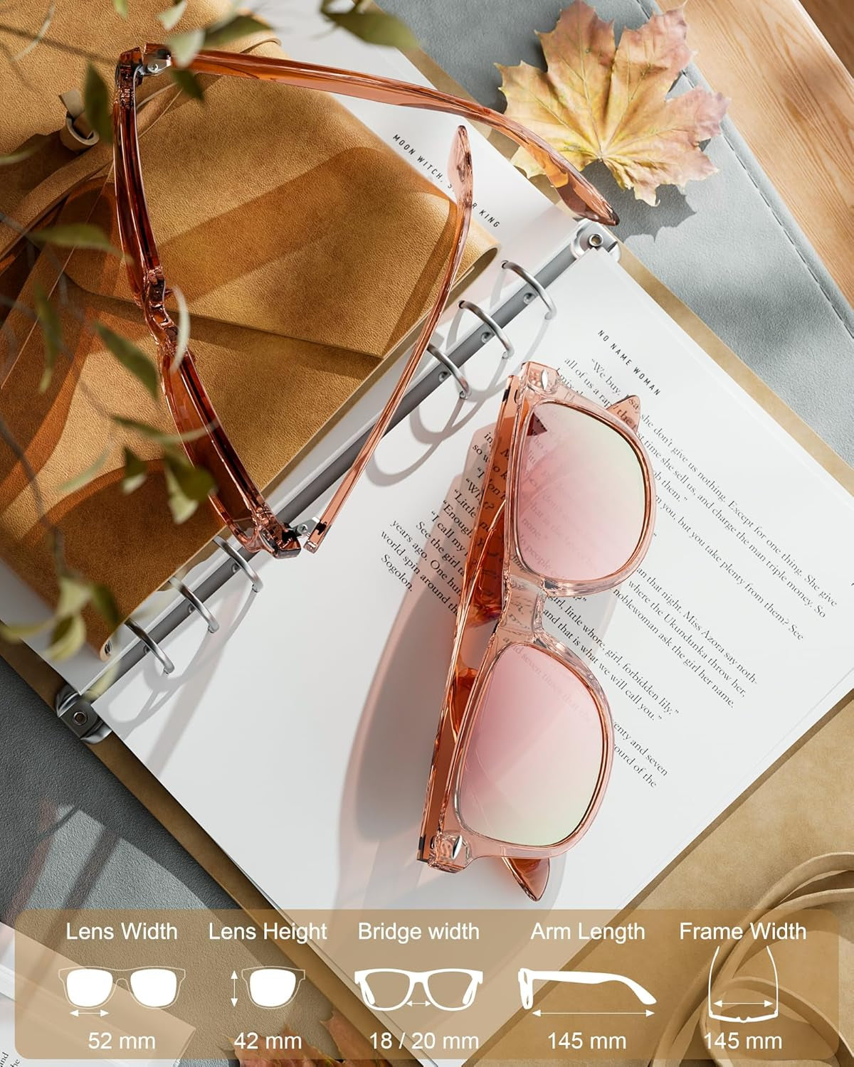 Sunglasses-Women Polarized Sunglasses-Womens: Trendy Sun Glasses Polarized UV400 Protection Fashion Sun Glasses